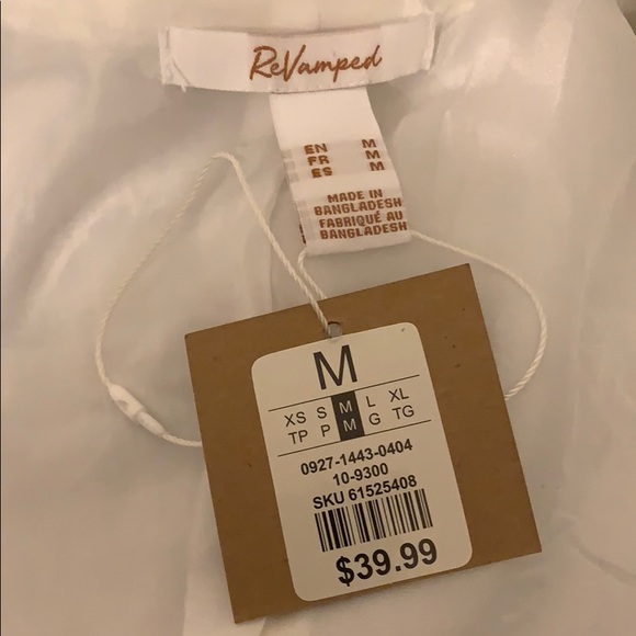 NWT - White crop top blazer - Picture 3 of 4